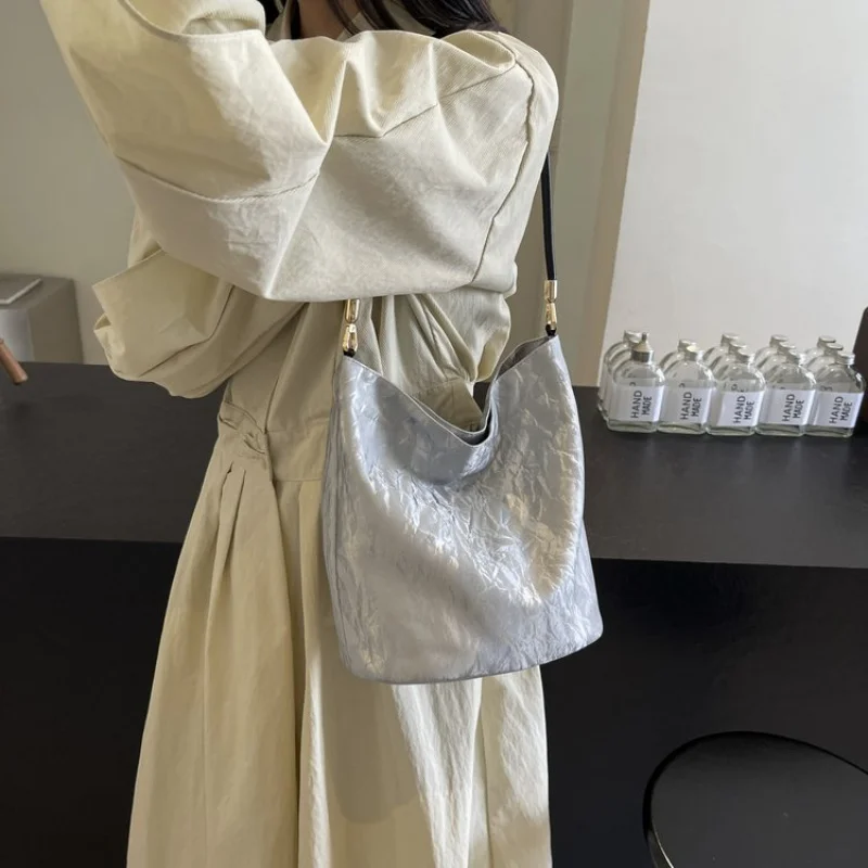 

Модная кожаная женская сумка, роскошная брендовая известная дизайнерская элегантная сумка через плечо, современная винтажная повседневная пригородная сумка ​