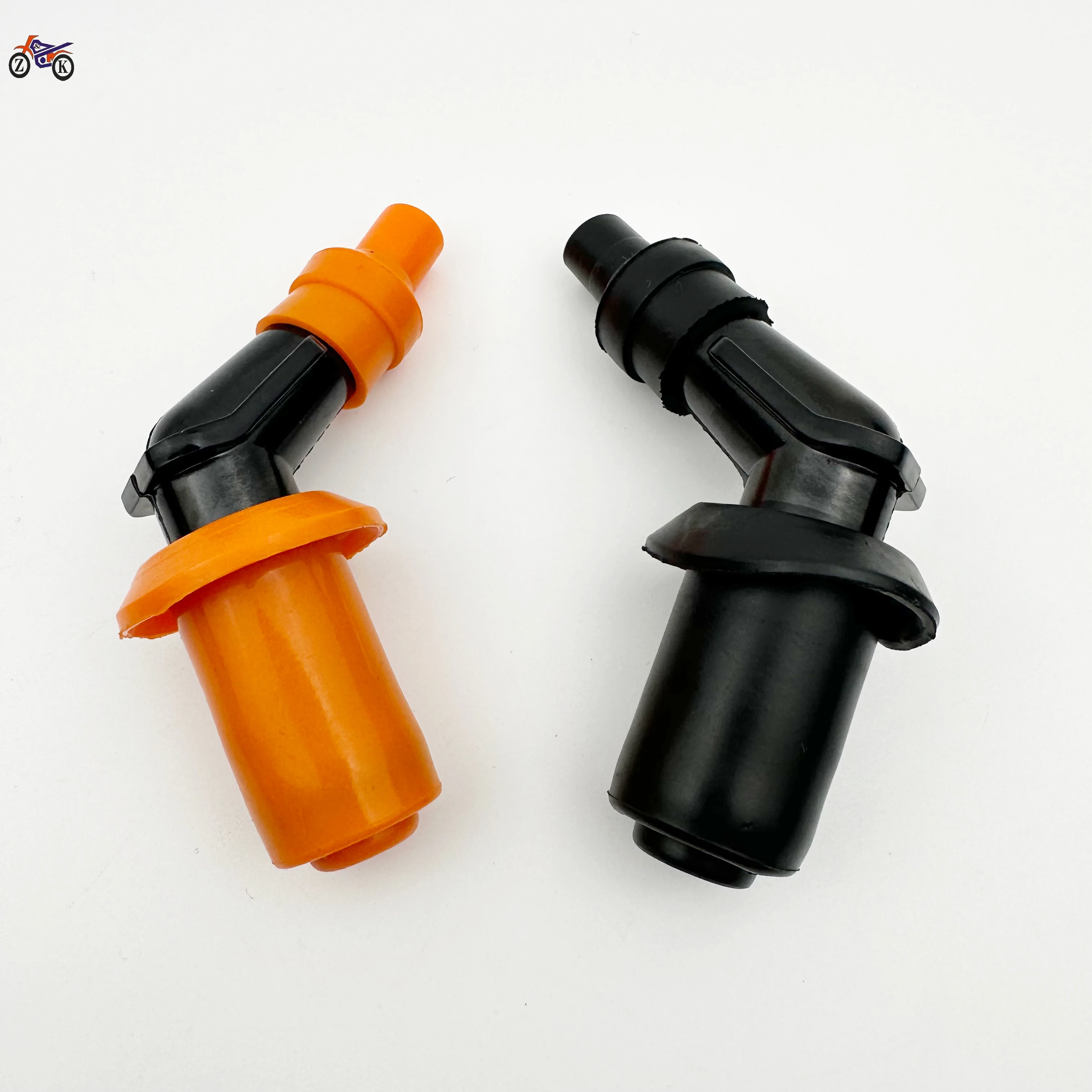 1Pcs black orange motorcycle waterproof ignition coil rubber cap for GY6 spark plug head mop-up ATV ignition accessories