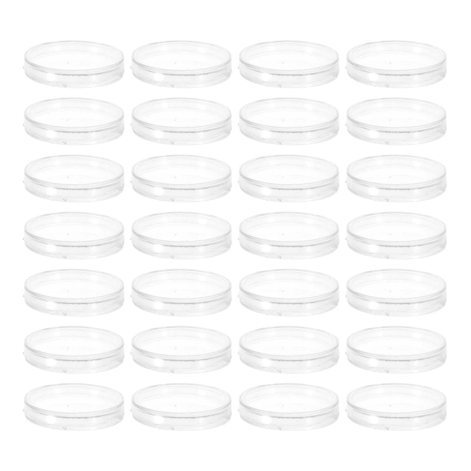50pcs Protection Box 27Mm Transparent Storage Case For Coin Collection Lightweight Secure Fit Award Business Gift