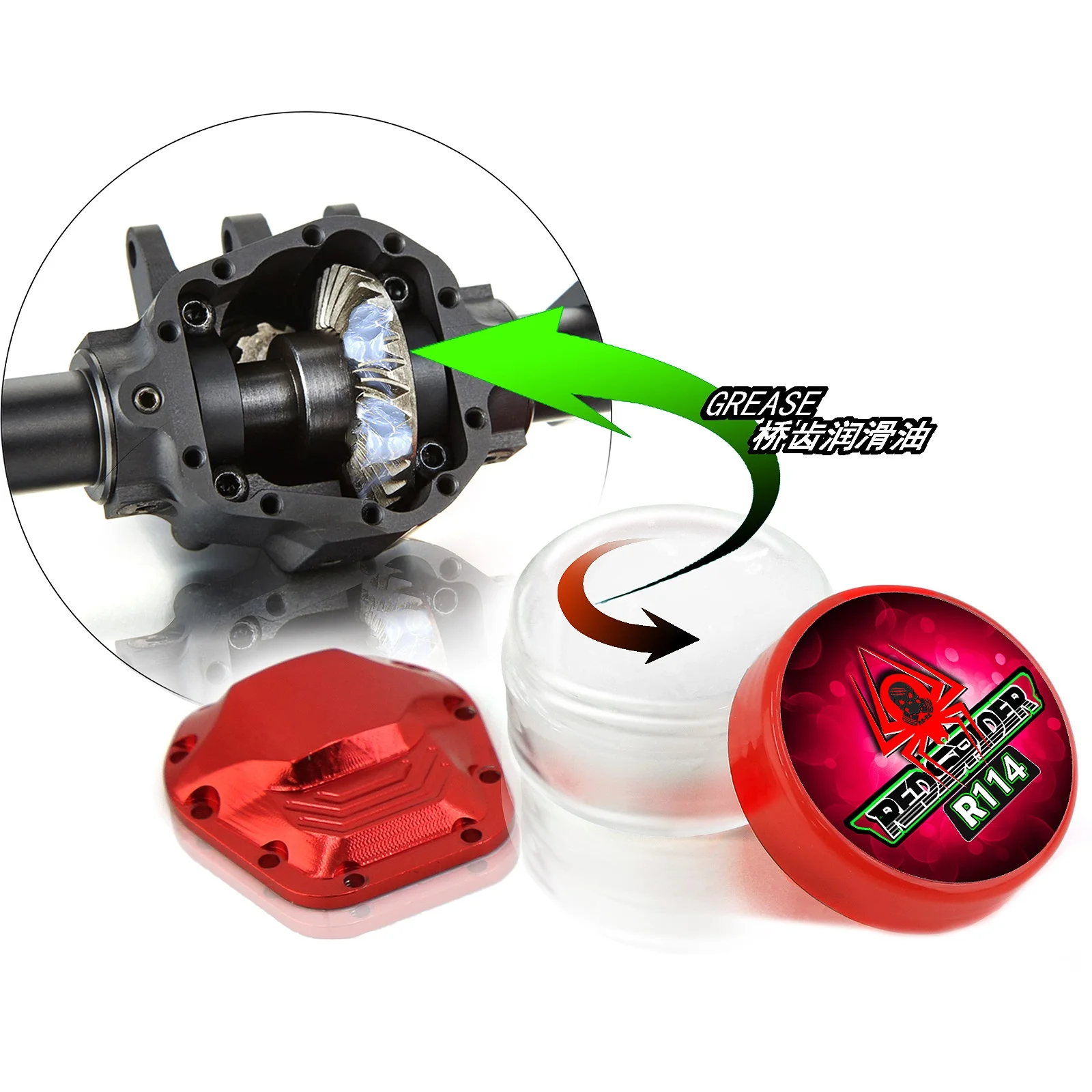 RC Auto Achse Getriebefett CVD Getriebe Differential Schmiermittel Lärm Reduktion Schmieröl Für RC Auto Buggy Lkw Crawler