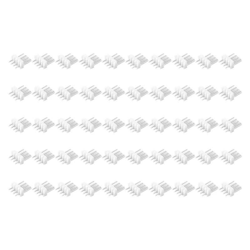 VEHO-50Pcs KF2510 Connector 2.54MM Male Pin Header 4Pin Fan Connector For ASIC Miner Antminer S9 Z9 Z15 L3+ DR3 T2T A9 A1 A10