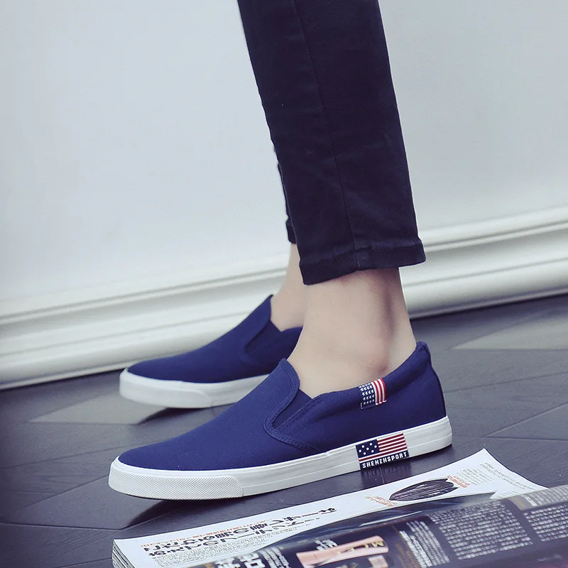 Summer Couple Canvas Shoes Flat Bottom Casual Versatile Middle School Student Footwear Cloth Shoes Board Shoes Little White Shoe