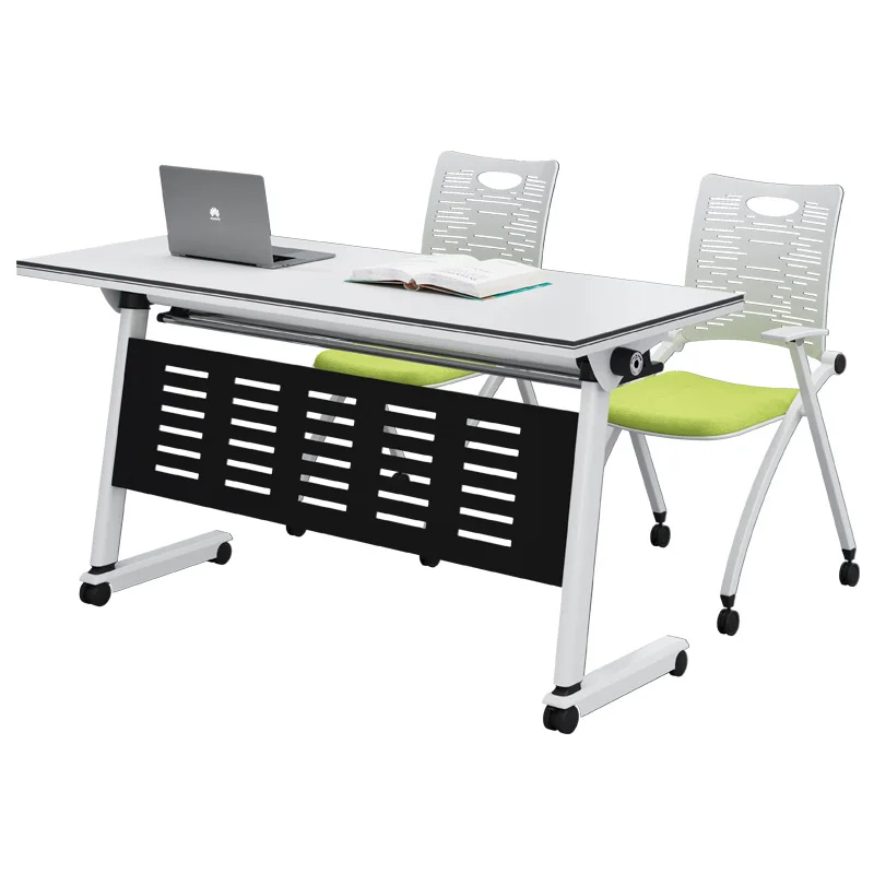 

Office Furniture Small Portable Folding Meeting Room Table Movable Training Board Room Desk Large