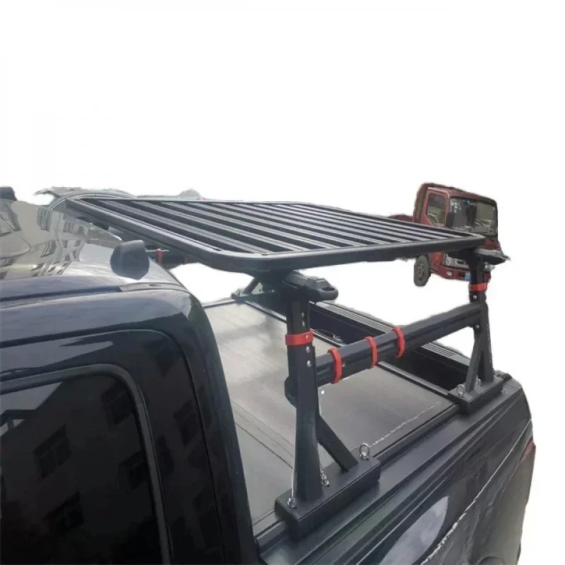 

Quality Universal Roller Cover Pickup Load Bed Aluminum Truck Ladder Rack For F150