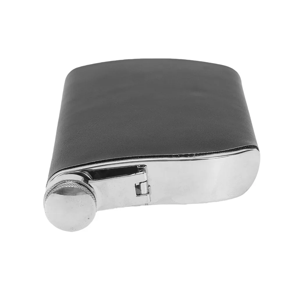 304 Stainless Steel Stainless Steel Hip Flask Leak Proof 240ml Capacity Whiskey Hip Flask Thickened Design Outdoor Travel Flask
