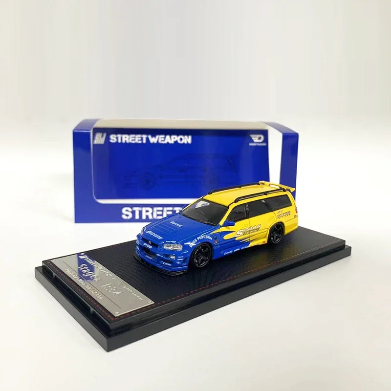 

Уличное оружие Модель автомобиля Stagea R34 из сплава 1:64 коллекция литых автомобилей-ложка покрытие