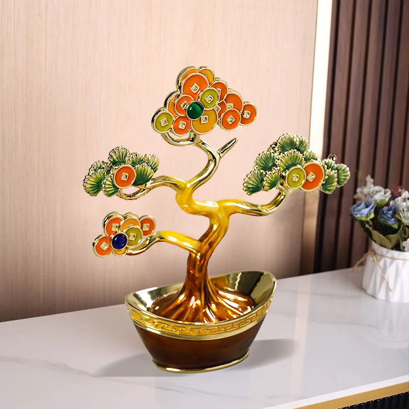 Fortune, cash cow, fortune ornament, home living room TV cabinet, decoration