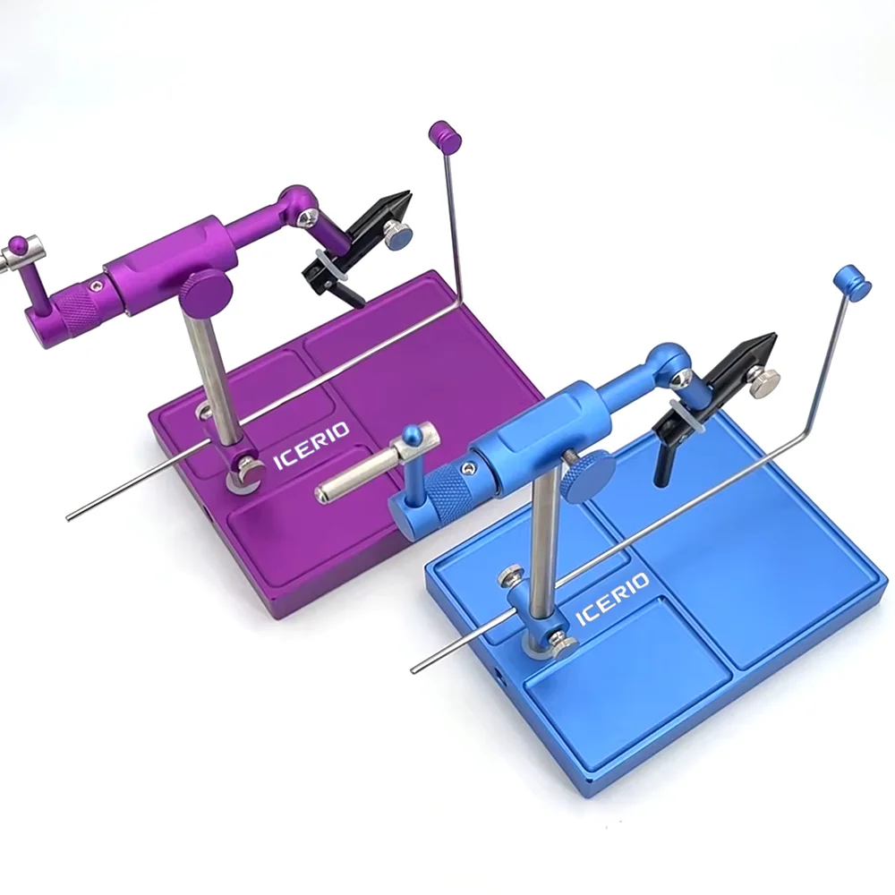 

360° Rotation Fly Tying Vise Dry/Wet Fly Jig Nymphs Streamer Fly Tying Tool Trout Bass Pike Musky Fishing Lure Making Tools