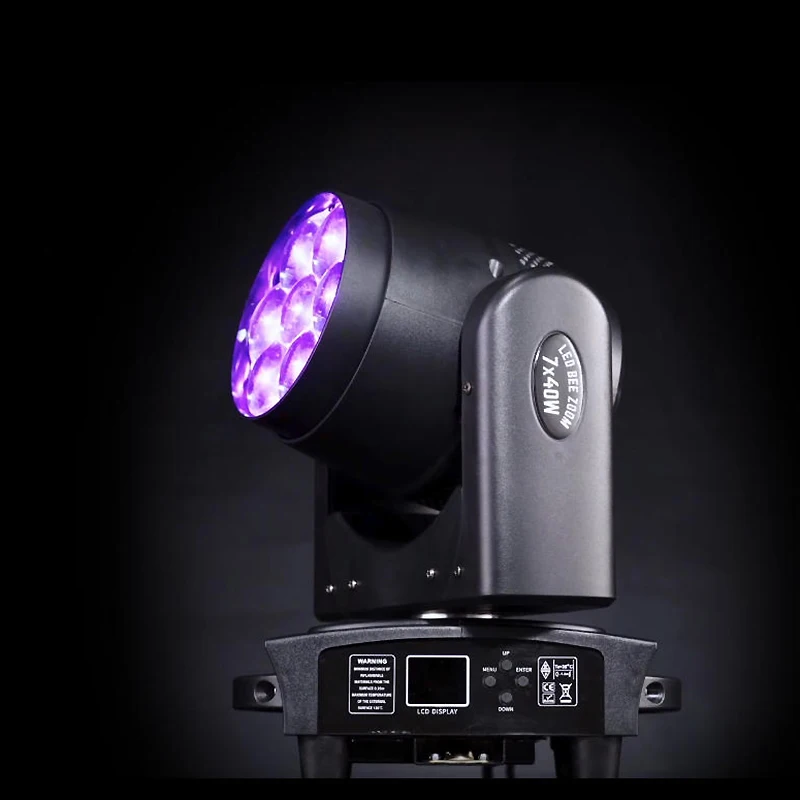 

LED 7x40W RGBW Big Bees Ey Beam+Wash Zoom Moving Head Light DJ Stage Light Equipment Concert Productions Professionals Wedding