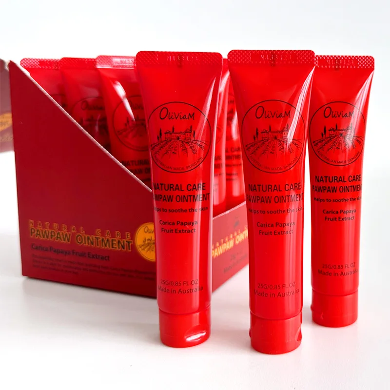 Australia Oliviam Pawpaw Unguento Crema di Papaya Balsamo per le labbra 25g Idratante Nutriente Riparatore