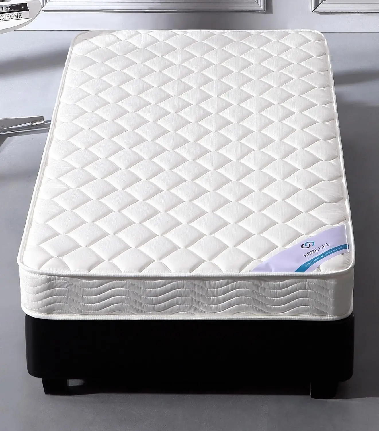 

6 inch Twin Bed Mattress - Hybrid Euro Top Comfort Sleep - Eco-Friendly, Breathable Innerspring Twin Size Mattress