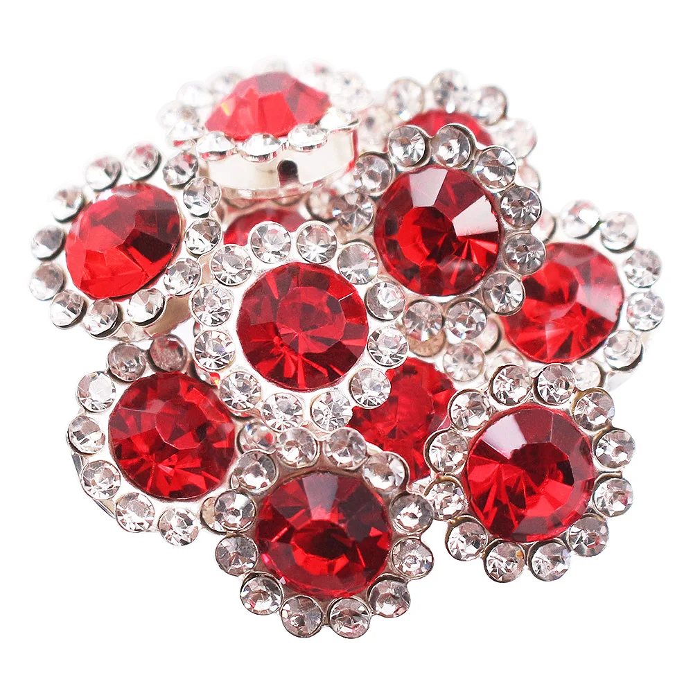 8mm-12mm Sonnenblumen Nähen Klaue Strass Kristalle Glas Perlen Knöpfe Steine Nähen Auf Strass für Kleidung Nähen zubehör – Detail 11