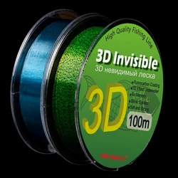 Invisible Line Speckle carp fluorocarbon Fishing Line Thread Line 3D Invisible Camouflage Nylon Thread Fishing Line Algae Line