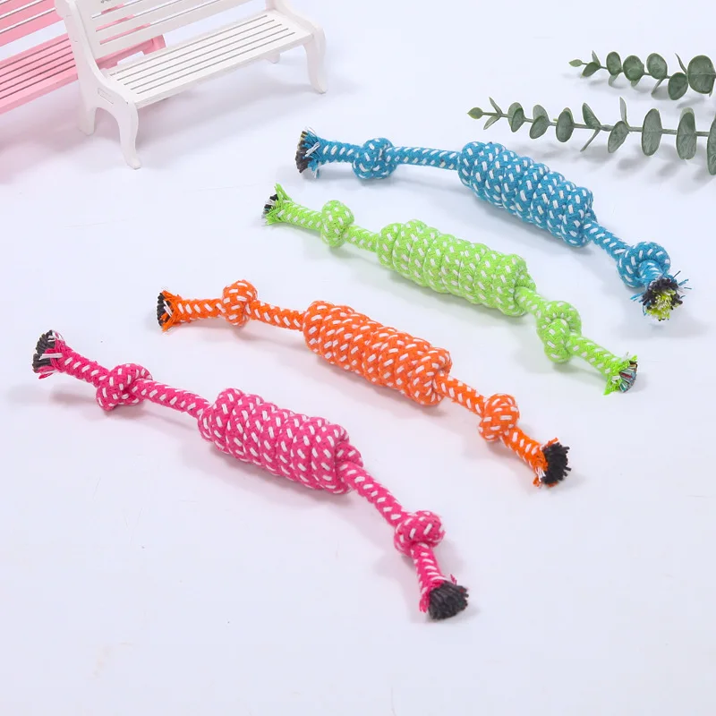 Interactive Cotton Rope Mini Dog Toys Ball for Dogs Accessories Toothbrush Chew Puppy Toy for Large Small Dogs Toy Pet Dog Toy view 5
