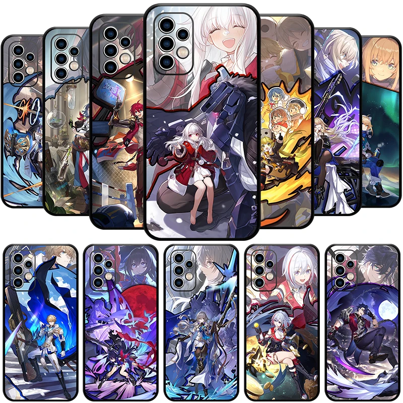 Honkai Star Rail Seele Clara Gepard Topaz Sampo Luka Phone Case for SAMSUNG Galaxy A54 53 52 51 F52 A71 Note20 Ultra S23 M30 M21