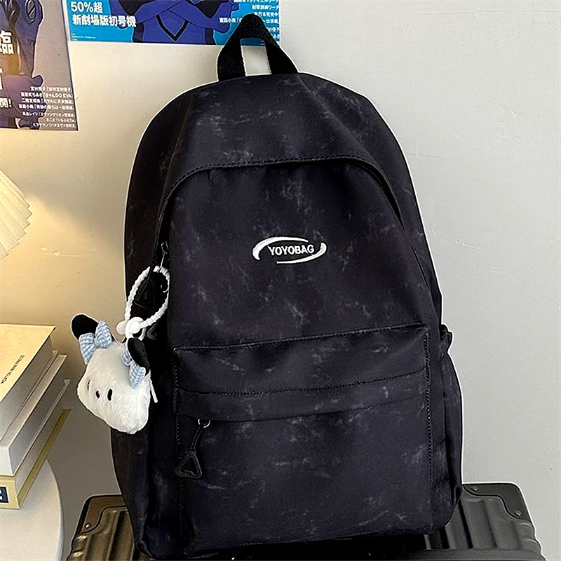 حقائب مدرسية متخصصة بصبغة ربط لطلاب الجامعات بسعة كبيرة وبسيطة لطلاب المدارس الثانوية حقيبة ظهر للمدرسة الثانوية