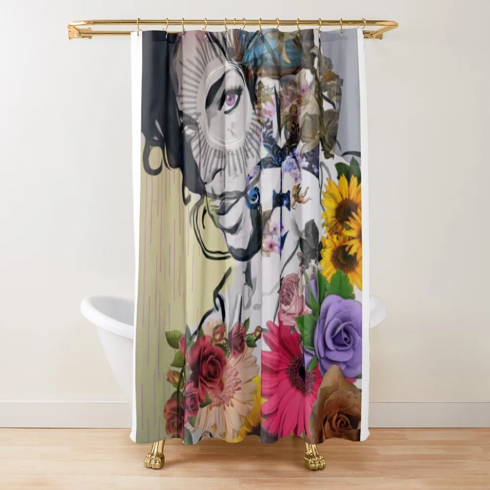 

One of a Kindness Shower Curtain Shower Bathroom Cover Curtain