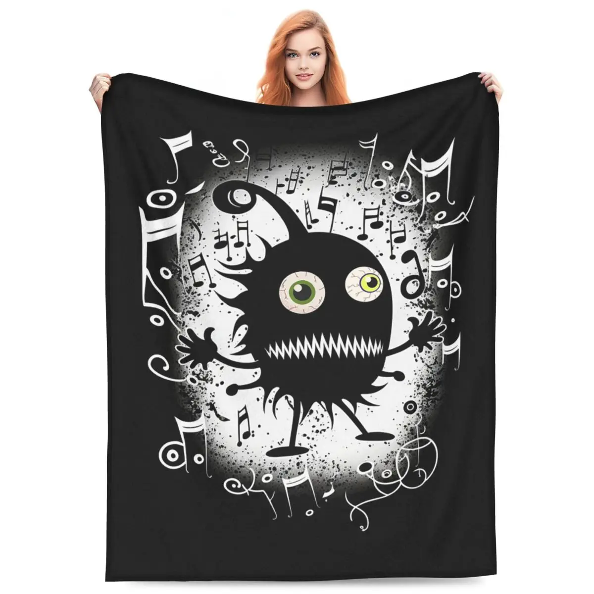 My Singing Monster Cartoon Blankets Flannel Sofa Throw Blanket Multi-function for Home Bedroom Travel Throws Bedspread Quilt