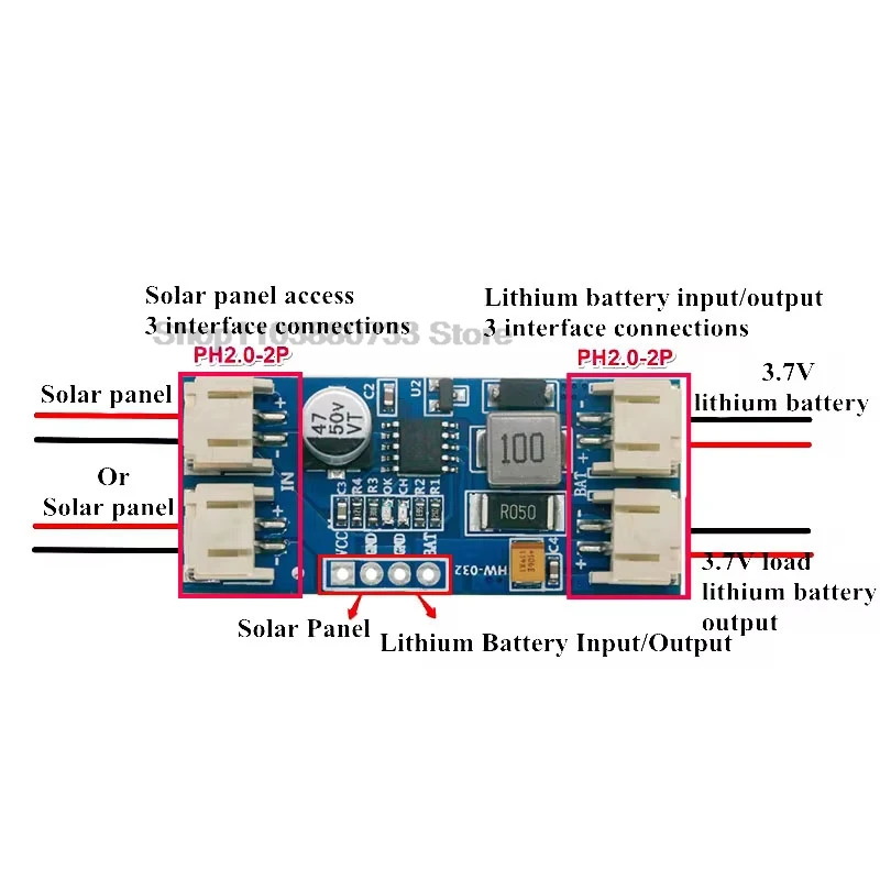 1 Cell Lithium Battery Charge 3.7V 4.2V CN3791 MPPT Solar Panel Regulator Controller Solar Panel Charger Board Controller Module