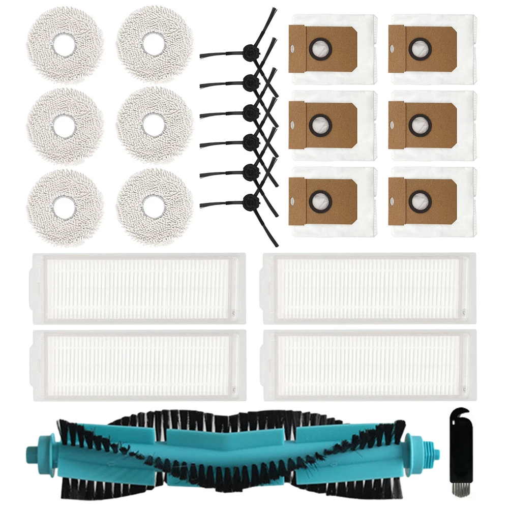 Filter walzen bürste Mopp tuch Staubbeutel Seiten bürsten Reinigungs bürsten Kit für Cecotec für Conga 11090 Staubsauger teile
