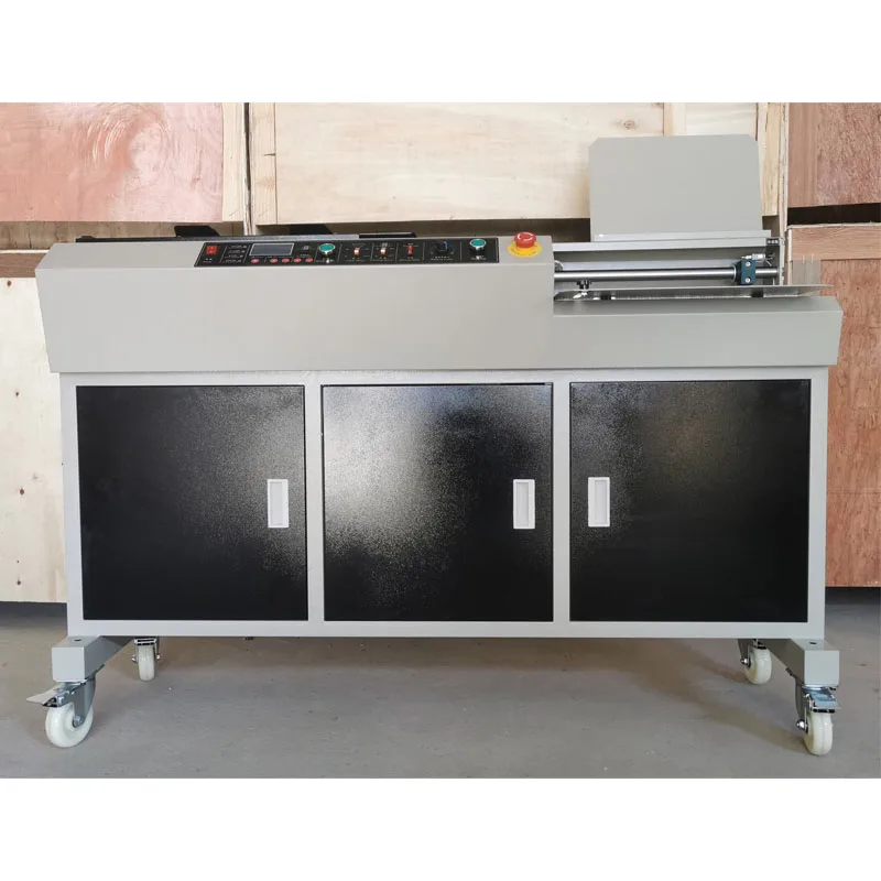 Super September Fast Speed Book Binding Machine with Spine Glue and Side Glue Electric Power Source