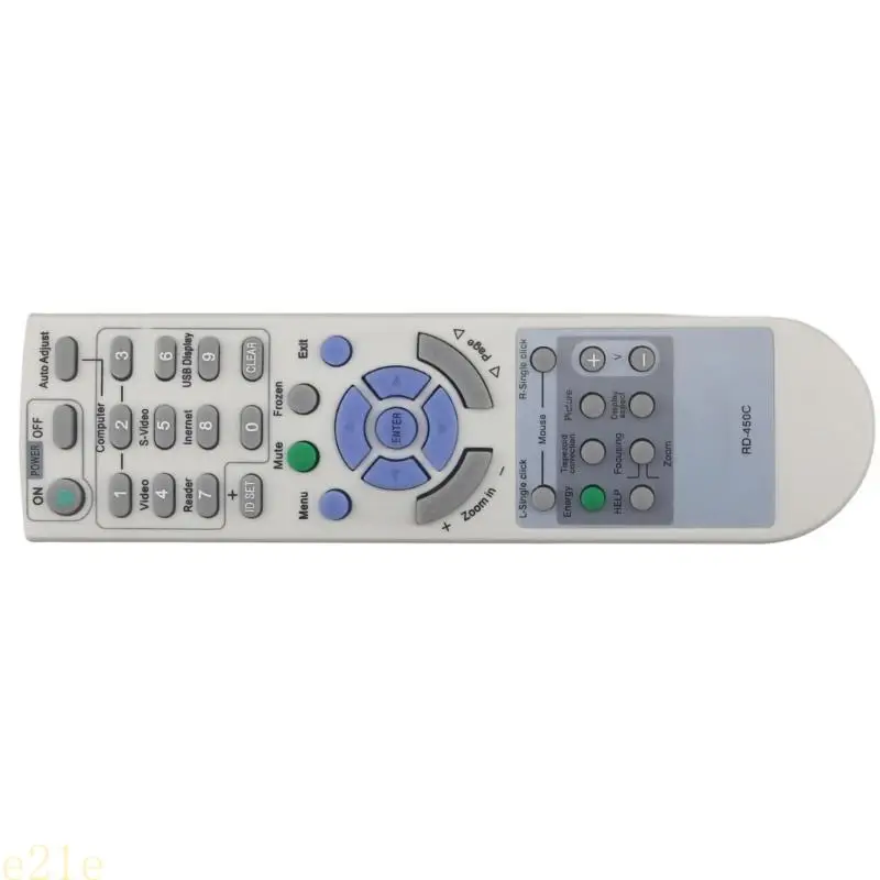 

E21E New Replaced Remote Control for NEC Projector Rd-450c Projector for Home Office