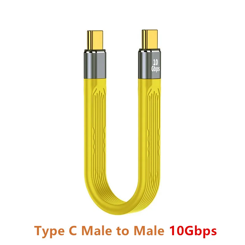 Cable USB tipo C a USB C para MacBook Pro, carga rápida 4,0, 3,1, 4K ,60W, 100W PD, carga rápida para Samsung, Xiaomi, 10gbps