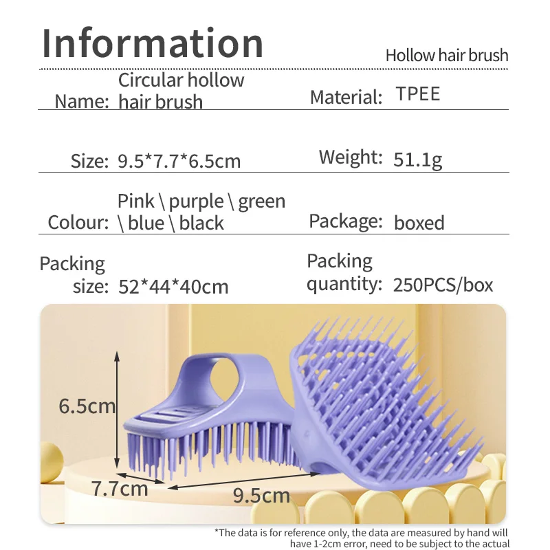 1pcs Shampoo Head Scalp Silicone Massage Brush Bath Skin Soft Washing Comb Hair Cleaning Brush Salon Beauty Health Barber Tools