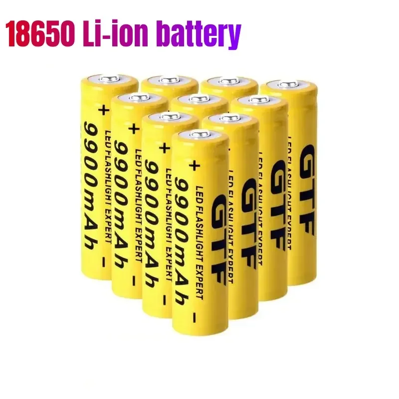 Batería recargable de iones de litio para linterna Led, Pila de 18650 V, 3,7 mAh, novedad, 9900