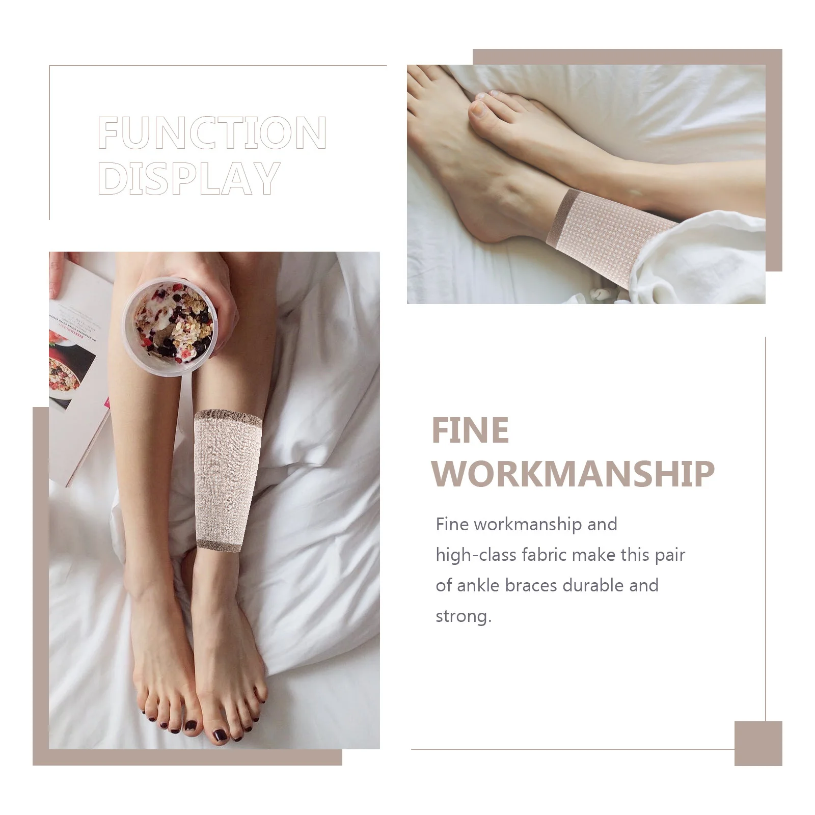 

2 шт., утепленные шерстяные рукава для занятий спортом, компрессионные носки до щиколотки, защита лодыжки для фитнеса, поддержка здравоохранения