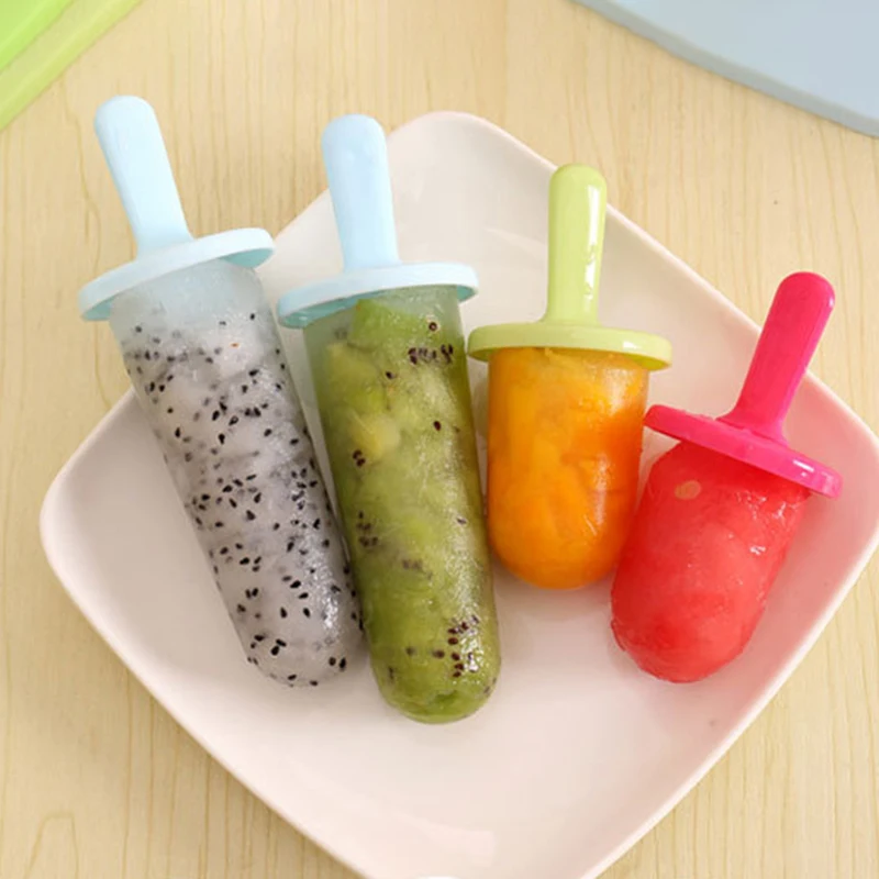 

Popsicle Molds 6 Pieces Silicone Ice Pop Molds BPA Free Popsicle Mold Reusable Easy Release Ice Pop Make