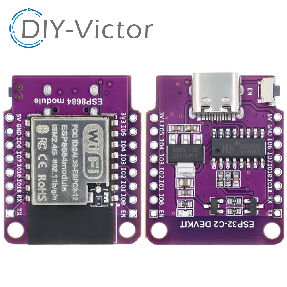 Wemos D1 Mini ESP8266 ESP32 ESP32-C2 ESPC2-12 DevKit Serial WIFI+Bluetooth CH340G ESP8684 Development Board Module For Arduino