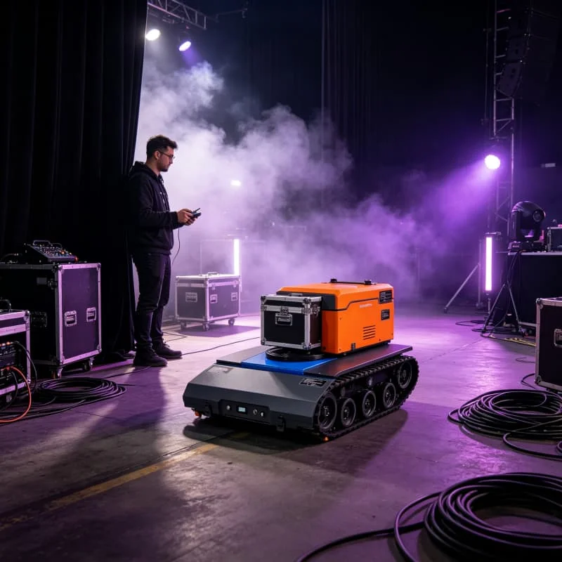 Tracked Electric Transporter Remote Controlled 3 Ton Capacity Self Leveling Slope Terrain Warehouse Outdoor Logistics Customized
