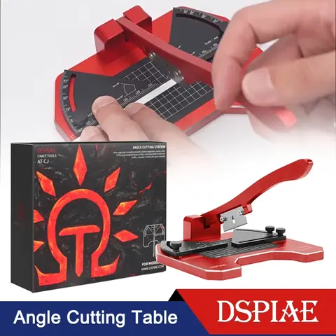 DSPIAE AT-CJ Angel Cutting Station Hand Tool Sets for Precision Work Aluminium Alloy Hobby DIY Model Tools Plastic Model