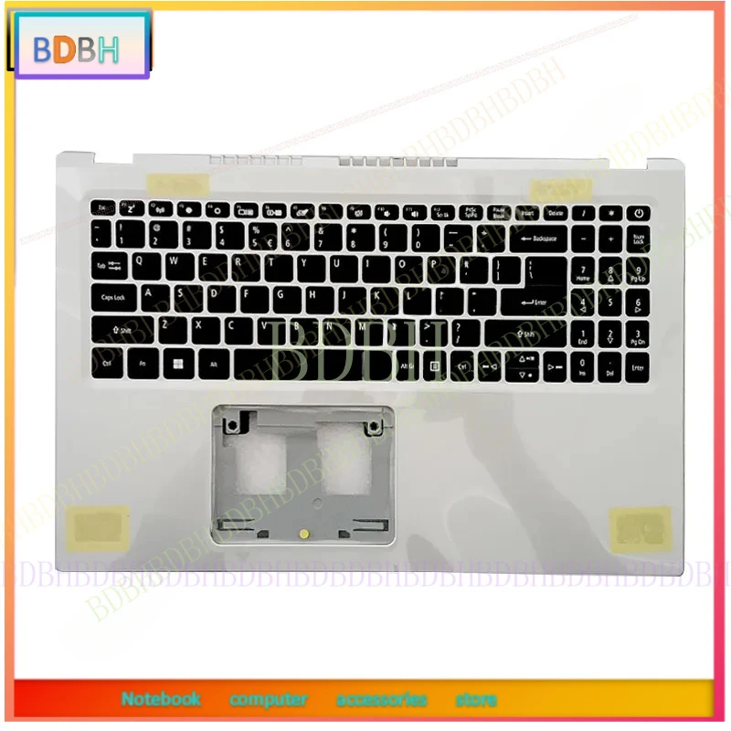 For Aspire 5 A515-56G S50-53 N20C5 EX215-54G-32 Original New US Keyboard Laptop Palmrest Upper Backlight Replacement Keyboard