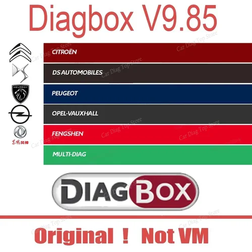 Imagen 1 del producto 2025 nuevo Diagbox 9,186 software de diagnóstico de coche Diagbox V9.85 funciona con PP2000 le-xia3 para peo-geot para Cit-roen instalación Original