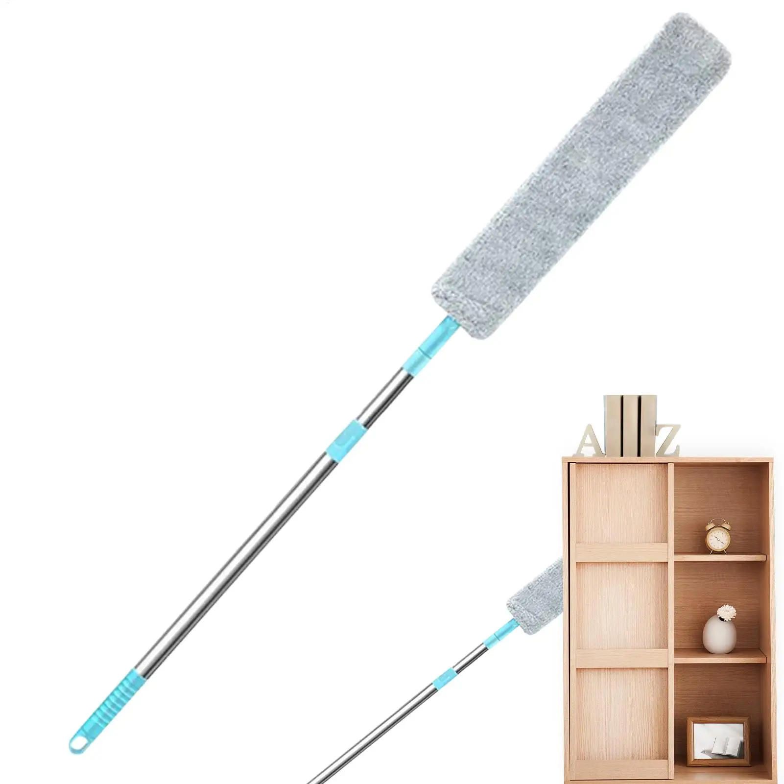 Long Handle Mops Floor Ceiling Cleaning Mops Bed Bottom Dust Cleaner Sofa Dust Removal Brush Household Cleaning Tools