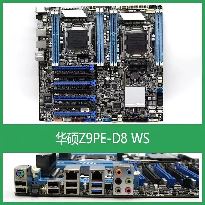 

Asus / Asus Z9PE-D8WS Motherboard X79 Dual Way Workstation Server 2011 Pin Support 2680 v2