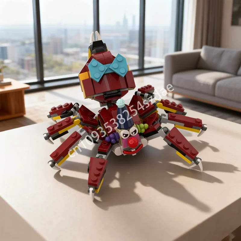 

175 шт. MOC Spider Clown Creator 3 1ed модель строительные блоки сборка DIY идея рождественские подарки образовательная игрушка кирпич детский день рождения