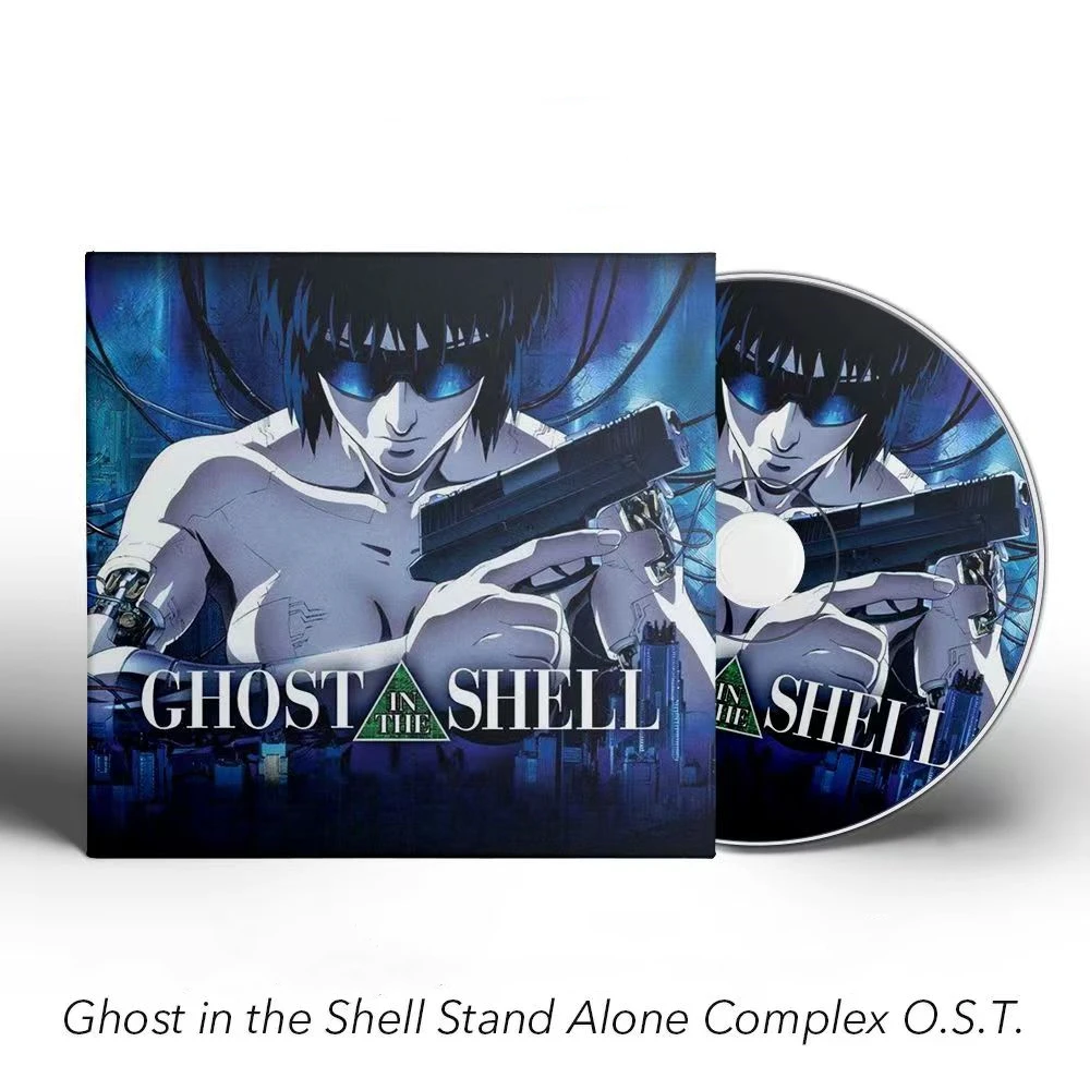 

Anime Ghost In The Shell Yoko Kanno Music CD Stand Alone Complex OST 1-3 Album 4pcs Compact Disc Cosplay Soundtracks Box Gifts