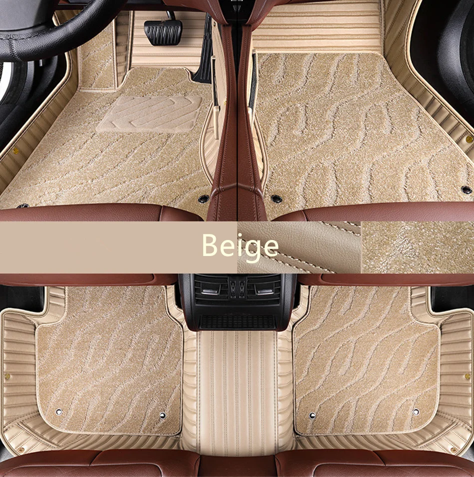 Custom special car floor mats for Mercedes Benz E Class Saloon W214 2026-2024 high quality rugs waterproof double layers carpets