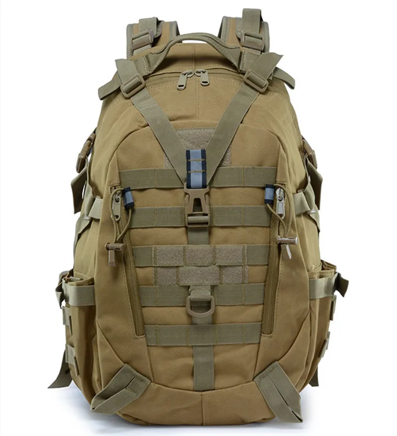 

2025 New Backpack Outdoor Camouflage Travel Backpack Mountaineering Hiking Reflective Backpacks