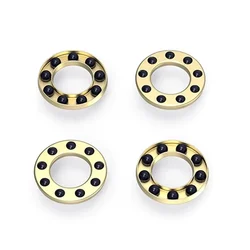 Ceramic Caged Bearings - 1 Pair - with Ceramic Balls Make knives Parts & Accessories Folding knife KVT Bearing