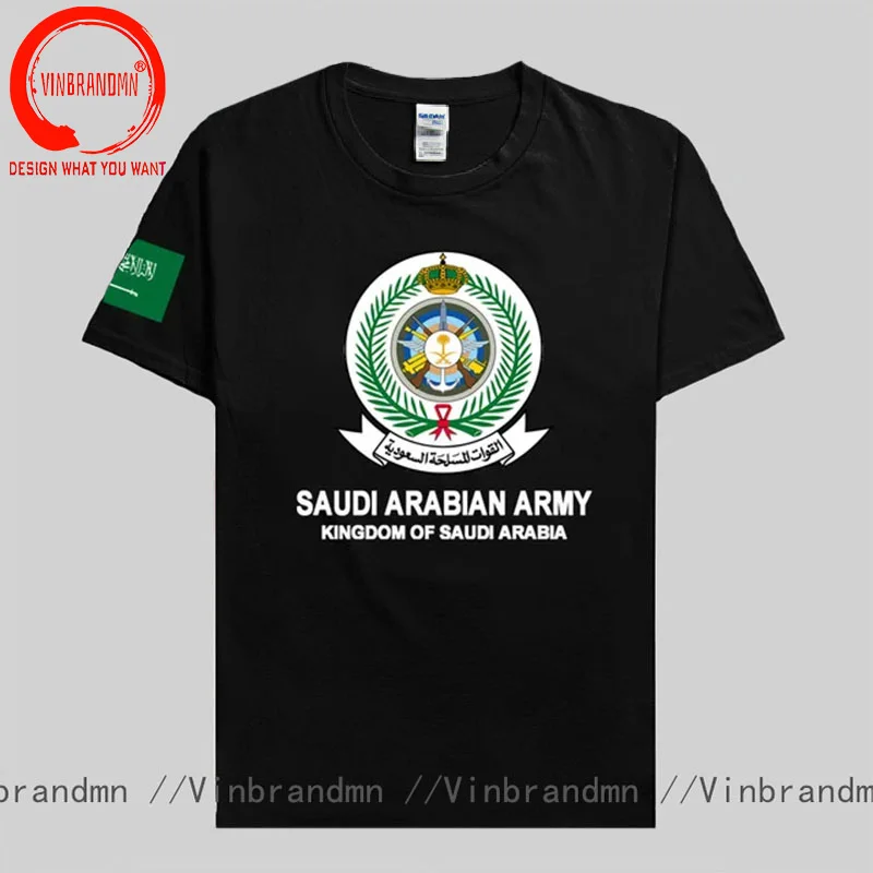 Army Saudi Arabia Saudi Arabian SA SAU T Shirt Men Tops Short Sleeve Clothes Country Tactical Military Sweatshirt Sports T-Shirt