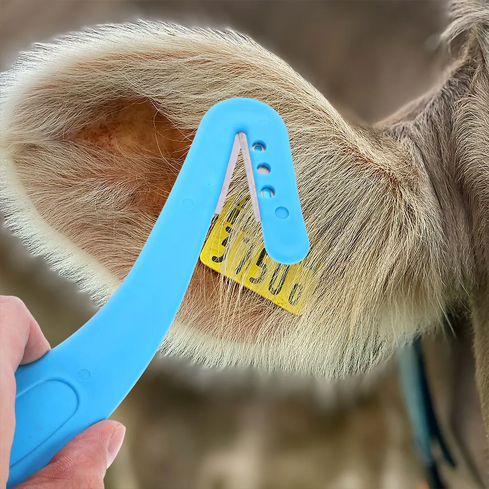 

2pcs Ear Remover Tools Heavy Ear Tag Removers Duty for Cattle Sheep Pig Livestock Plastic Tags Removal Portable