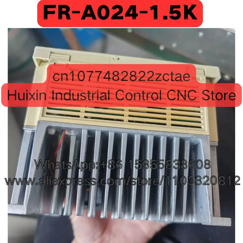 Used Frequency Converter FR-A024-1.5K FR A024 1.5K Normal Function Tested OK