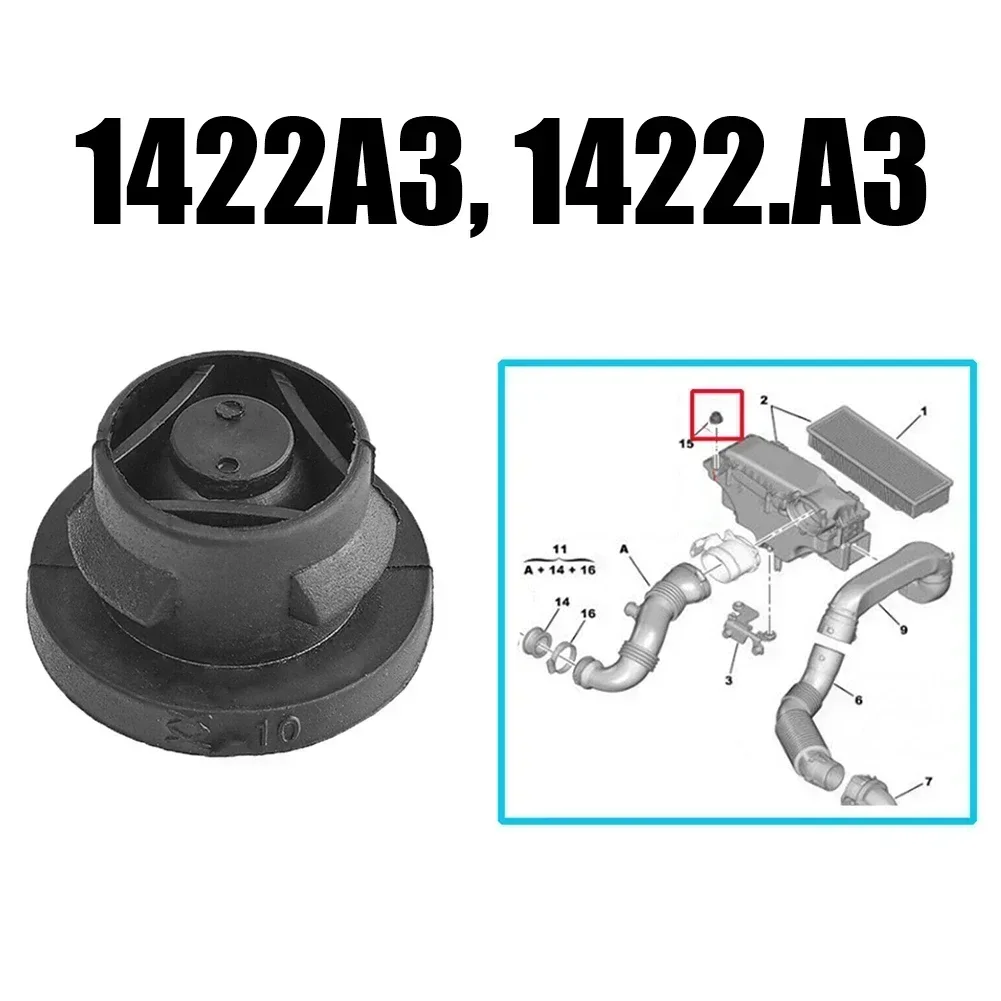 Car Air Filter Rubber Insert Grommet 1422A3 1422 for A3 22.5mm Rubber grommets for 1.6 HDI Diesel Seal Ring car Accessory
