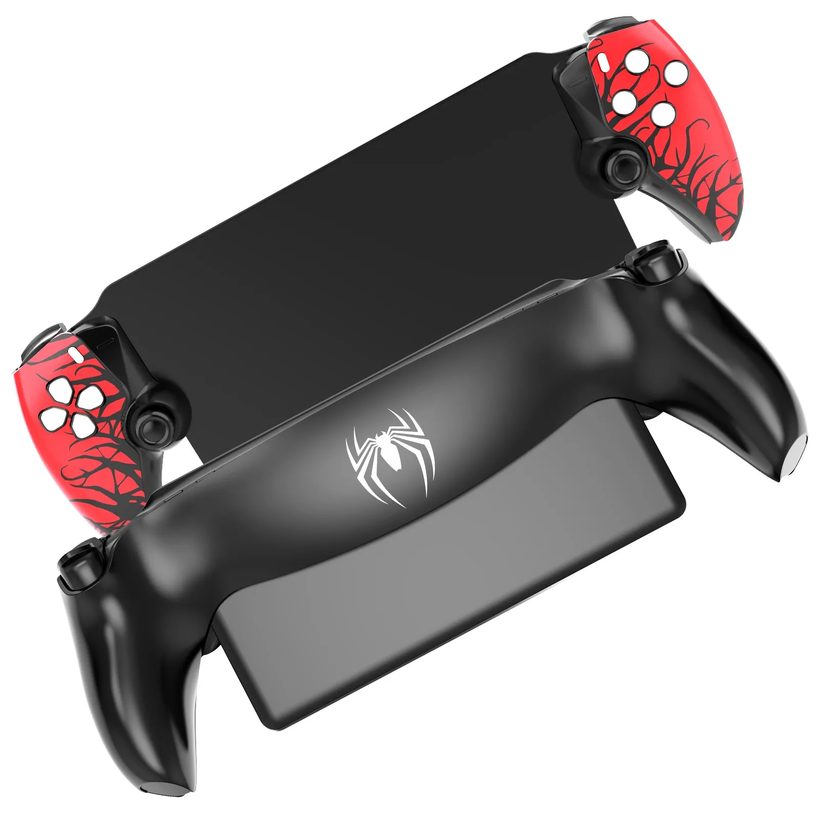 REMANK pour coque de portail PS5, couvercle de plaque frontale Spider limité de remplacement pour accessoire de portail Playstation, boîtier de plaques avant et arrière