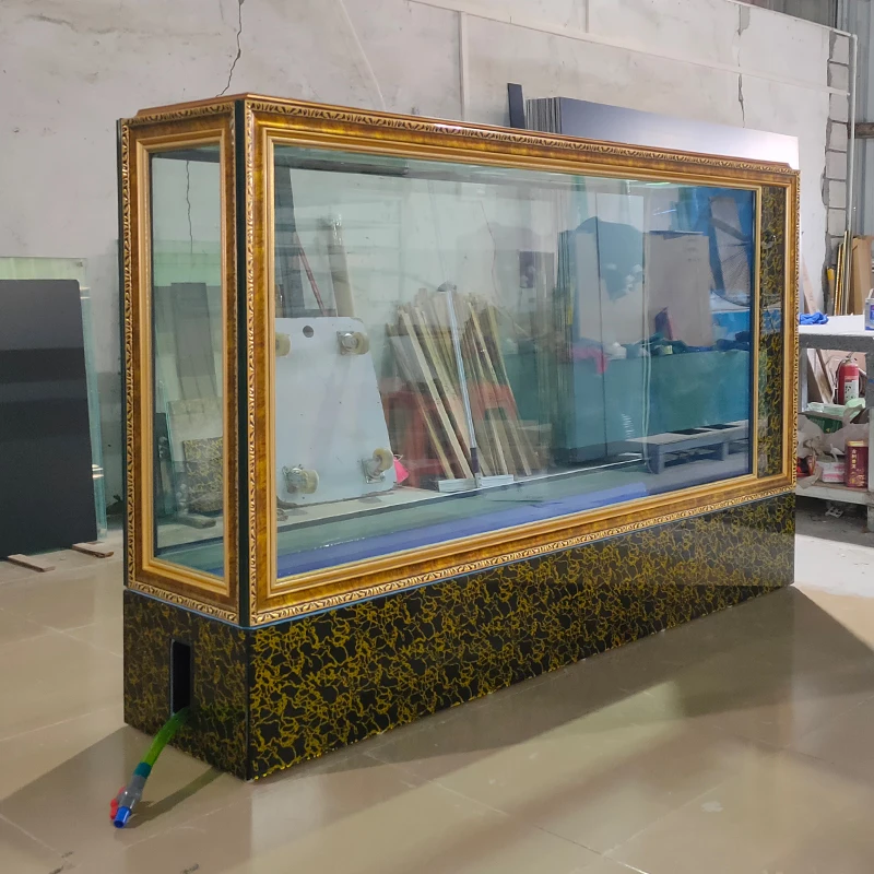 

Ecological living room medium and large floor-to-ceiling household screen partition side filter one-click drainage fish tank