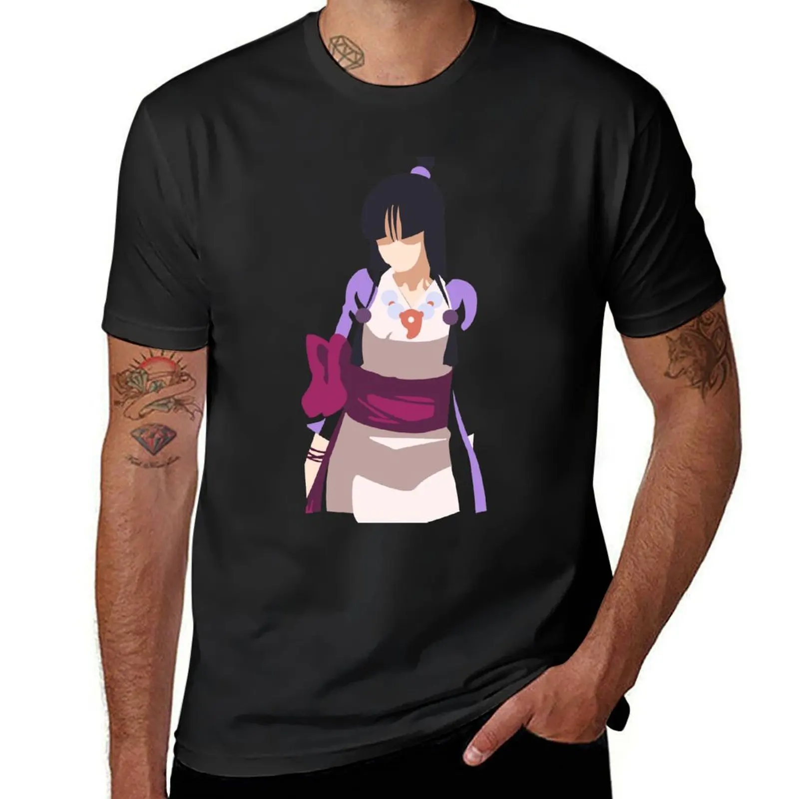 Ace Attorney Maya Fey T-Shirt oversizeds customs design your own blanks graphics plain black t shirts men